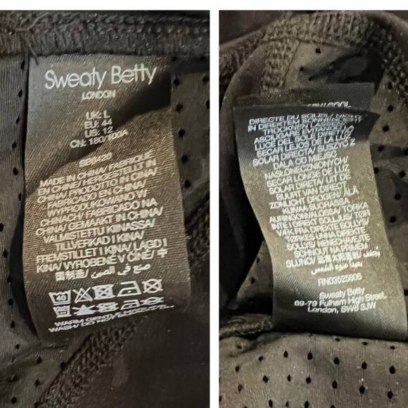 SWEATY BETTY Power Half Zip Pullover Size Large - Picture 6 of 7